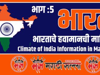 Climate of India Information in Marathi